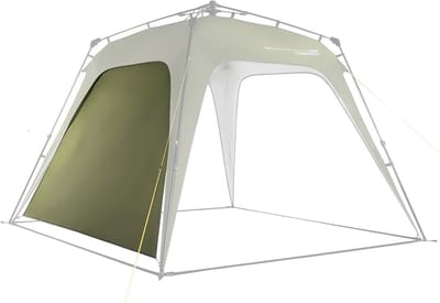 Zijpaneel voor Pop-up Paviljoen - Donkergroen Tuinwand voor Camping en Feesten (225 x 155 x 132,5 cm)
