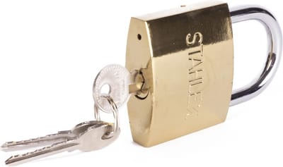 Stahlex Hangslot - Maximale beveiliging - Gehard staal - 63 mm - Inclusief 3 sleutels