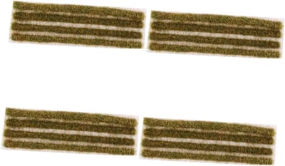 Miniatuur Grasmatten - Model Gras - Landschap Decoratie - Realistisch Plastic - 4 Sets - Groen