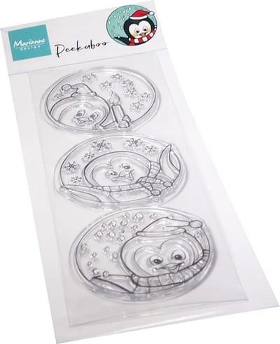 Clear stamp Peek-a-boo Penguins