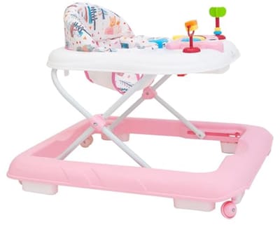 Baby-rollator met activiteitstablet – eerste stappen, sensorische stimulatie, motorische ontwikkeling, inklapbaar en verstelbaar