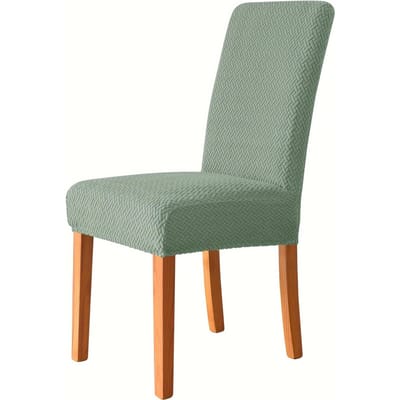 Rekbare Polar Stoelhoes T-Vormige Elastische Middenrug Stoelhoes Meerdere Kleuren - Machinewasbaar, Geweldig voor Moderne Huisdecoratie, Stoelhoes gray