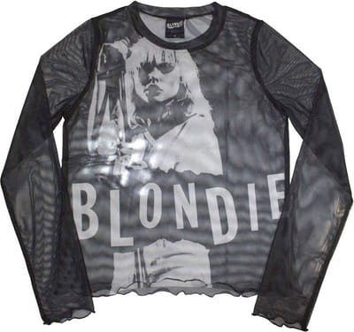 Blondie - Mic Stand Longsleeve top - XS - Zwart
