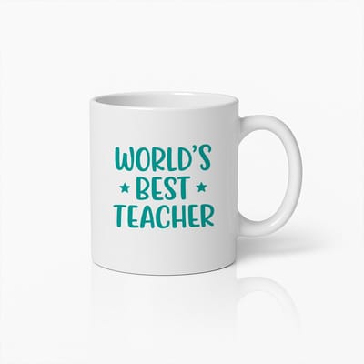 Werelds Beste Leraar Mok 330ml – Bedank Koffiebeker – Perfect Cadeau voor Leraren en Docenten