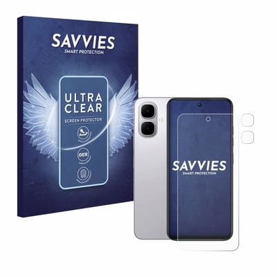 Savvies - Screenprotector voor Infinix Smart 10 (Voor+Camera) - Folie Beschermfolie transparant 18 Stuks