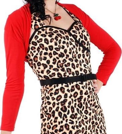 Banned - Folded Bolero - XS - Rood