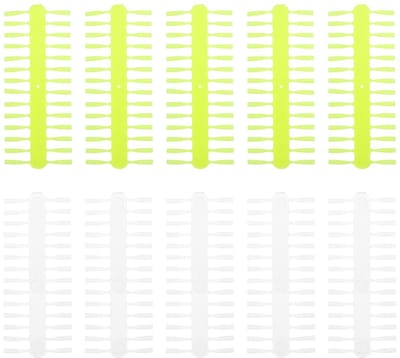 Dailygoody - Plastic Aas Stopper Sticks voor Karper Vissen - 10x - Duurzaam en Effectief - 5.2x2.2cm - Ideaal voor Karpervissen - Hoogwaardige Kwalite