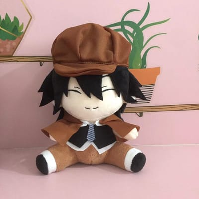 Poupée en Peluche 20cm Edogawa Rampo Nakahara Chuuya Cosplay Mignonne Douce Oreiller en Peluche Cadeau d'Anniversaire Jouet 20cm