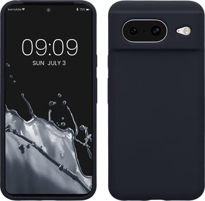 kwmobile telefoonhoesje geschikt voor Google Pixel 8 - Hoesje met siliconen coating - Smartphone case in bosbesblauw
