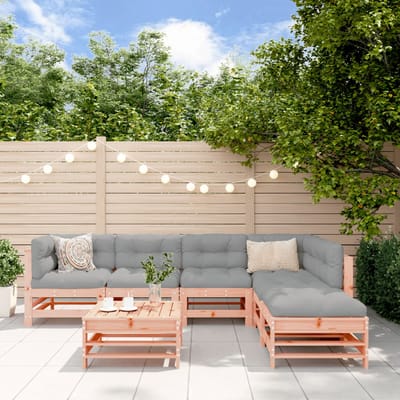 vidaXL - 7-delige - Loungeset - massief - douglashout