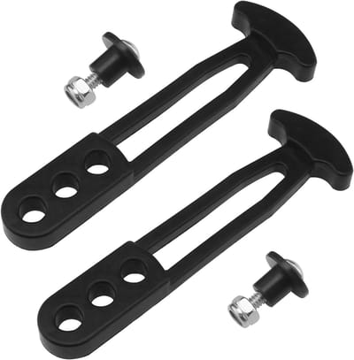 Rubberen Ladder Strap - Boot Riem - Vastzetten Ladder - Verstelbare Montagegaten - 15.2cm - Zwart