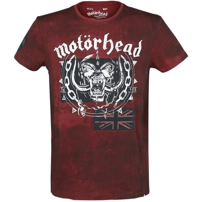 Motörhead T-shirt - EMP Signature Collection - S tot 5XL - voor Mannen - donkerrood