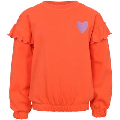 LOOXS Little Meisjes sweaterseizoen - Maat 92 in de kleur Oranje van 94% Cotton 6%elastan - 2601-7308-226