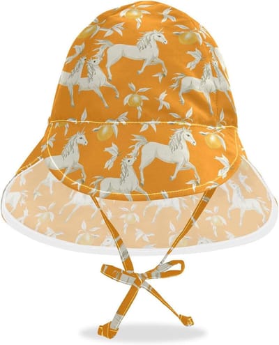 Kinder Zonnehoed - Baby Emmer Hoed - Bescherming Tegen Zon - UPF 50 Materiaal - 48-56.9 cm Omtrek