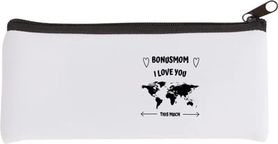 Akyol - bonusmom i love you this much Etui - Moeder - geweldige moeder - liefste bonusmoeder - verjaardag - cadeau - kado - bedankje - geschenk - 20 bij 9 cm