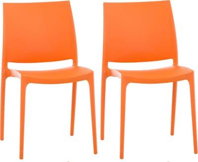 CLP Maya Set van 2 Stoelen oranje