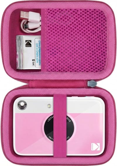 Beschermende Hard Case voor Kodak Printomatic Digitale Camera en Slimme Instant Foto Printer - Ideaal voor 2 x 3 Plakfoto's, Duurzaam en Compact Design