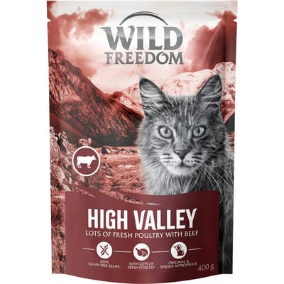 Wild Freedom Adult "High Valley" met rund - graanvrije receptuur - Nieuw Receptuur: 400 g