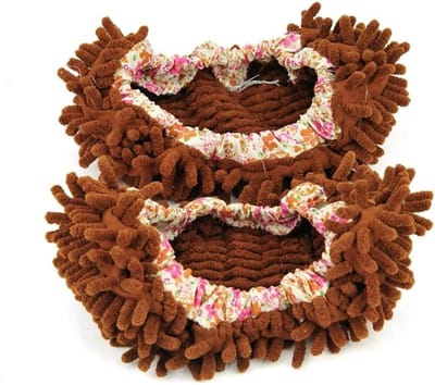 Ronte - Multifunctionele vloerreiniger voetsokken voor huis, kantoor en badkamer - Mop slippers van microfiber voor stofreiniging.