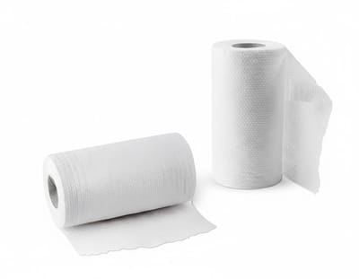 Famanu – Bamboe keukenpapier jumbo set - 10 rollen met extra veel vellen - super absorberend en sterk - milieuvriendelijke keuze voor keuken en huishouden