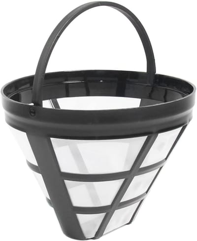 Herbruikbare Kegelvormige Koffiefilter 4-stuks - Geschikt voor De Meeste 8-12 Koppen Drukkoffiezetapparaten - BPA-vrij - Basketfilter voor Drukkoffiezetapparaten - Eenvoudig Schoon te Maken - Milieuvriendelijk Alternatief voor Wegwerpfilters