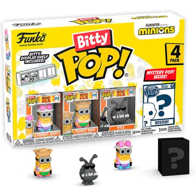 Figurine bitty pop minions serie 4 (x4) Funko Blister 4 (x4)
