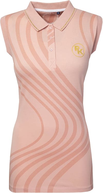 PK International - Technische Piqué Polo - Polo - Mouwloos - Prisco - Flamingo Rosy - Roze - M/38