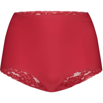 Ten Cate Secrets high waist met kant rood voor Dames | Maat S