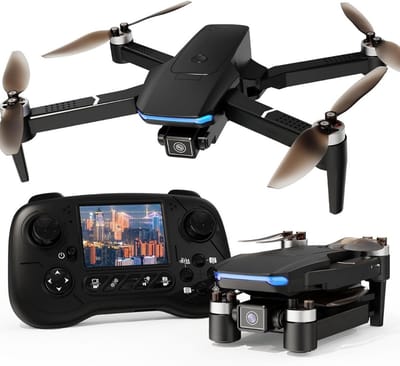 Thuys – Drones Met Camera Voor Volwassenen – Drones – 22cm x 19cm x 6cm – Zwart
