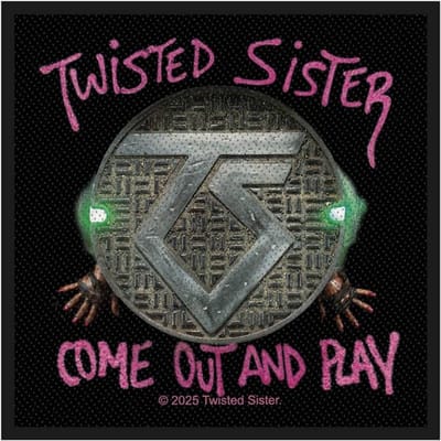 Twisted Sister Come out and play Unisex Patch - meerkleurig - Standard