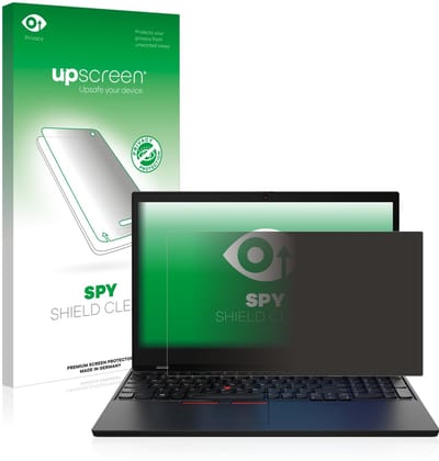 upscreen - privacy screenprotector voor Lenovo ThinkPad L15 Gen 2 - Folie Beschermfolie Blauwlichtfilter