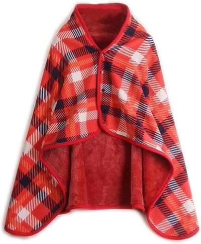Dames Sjaal - Plaid Wrap - Warm Blijven - Meerdere Draagopties - 100x140cm - Tartan
