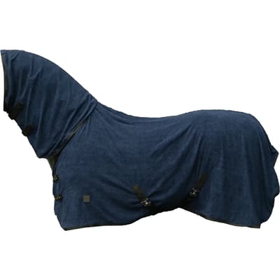 Droogdeken voor paarden met halsbedekking HKM DryUp
