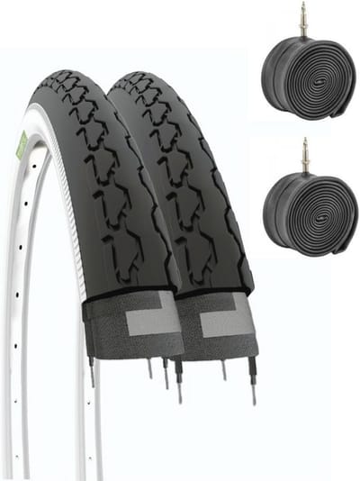 Banden 24 inch voor stadsfiets kinderen - Set van 2 straatbanden met binnenband