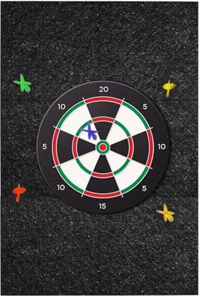 Dartboard Muurbescherming - Zelfklevende Vilt Rand voor Dartbord - Wandbescherming voor Dartspellen