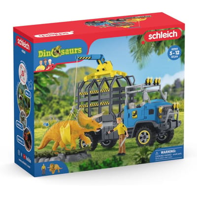 schleich DINOSAURUS - Dinosauriërs truckmissie - Dino Speelgoed - Kinderspeelgoed voor Jongens en Meisjes - 4 tot 12 jaar 42565