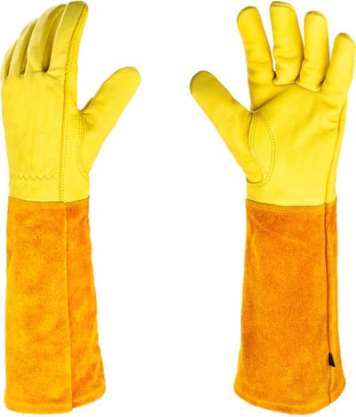 Tuinhandschoenen - Duurzame en hittebestendige tuinhandschoenen - Rozen snoeihandschoenen - Punctiebestendige unisex tuinhandschoenen - Maat M