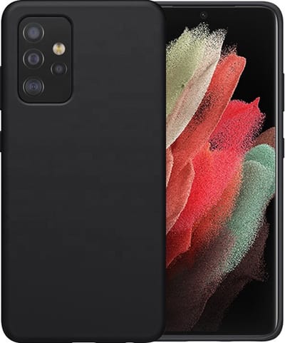 Hoesje Geschikt voor Samsung Galaxy A33 - A33 Hoes - Zwart Siliconen Case
