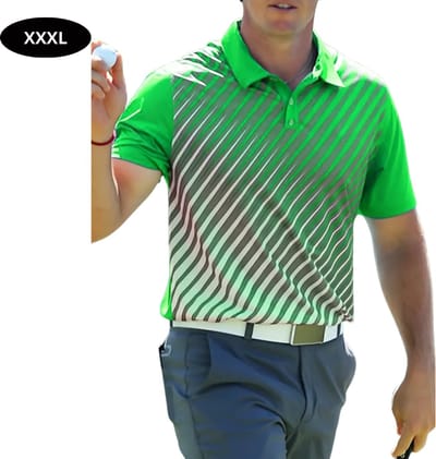 Bovista Golf Shirt Heren - T-shirt - Golfkleding - Golfen - Golf Accessoires - Polo Shirt - Groen - Maat XXXL