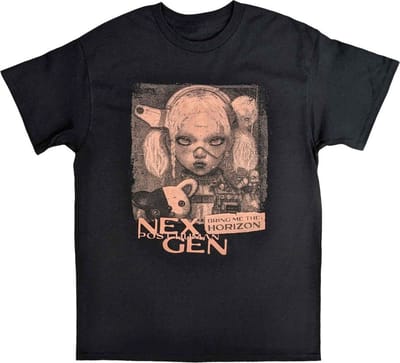 Bring Me The Horizon - Distressed Nex Gen Heren T-shirt - M - Zwart