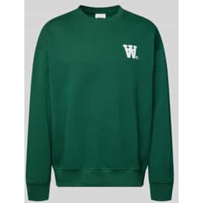 Sweatshirt met logobadge, model 'Noel'