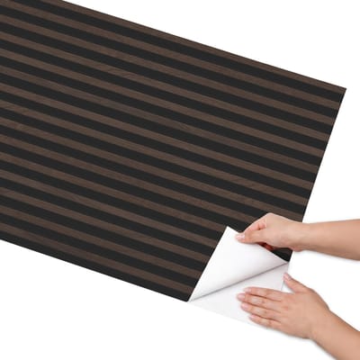 Coloray Meubel Wrap Folie - Bruin Meubelfolie - 65x130 cm - Decoratiefolie Zelfklevend Houten pionnen - Meubelfolie Zelfklevend - Minimalist Meubelfolie - Wrapfolie Keuken - Wanddecoratie - Texturen