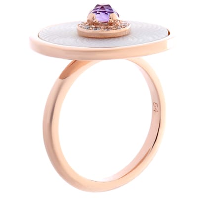 Orphelia ZR-7293/54 - Ring - 925 Zilver Rosé - Zirconia - 17.25 mm (54)