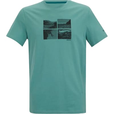 Heren T-shirt met korte mouwen en grafische print, ademend en luchtig.