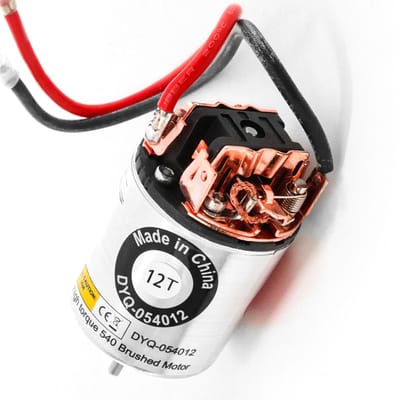 540 geborstelde motor Waterdichte roestvrijstalen schaal Geborstelde motor 40T Klimauto Groot koppel 12T