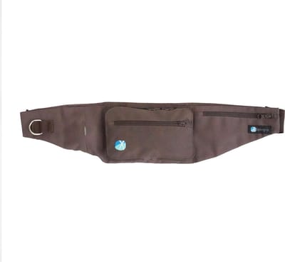 Anny x HIPbag beloningstas heuptas hondentraining bruin verstelbaar-afneembare snackbag-uitwasbaar.