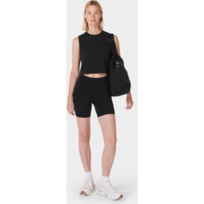 Sweaty Betty Power Biker Shorts ZWART - Maat XS