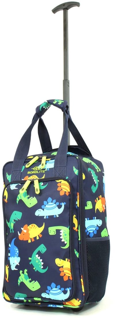 Handige compacte kindertrolley - Under Seat trolley- Trolley handbagage-Past onder een vliegtuigstoel-40x20x25 cm.
