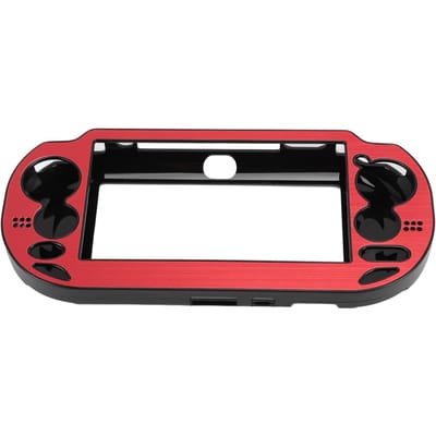 Beschermhoes voor spelconsole, waterdicht, schokbestendig, metalen consolehoes voor Vita 1000 PSV 1000 rood