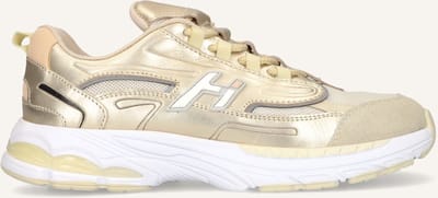 Hip H1660 Sneakers Meisjes - Leren Sneaker - Goudkleurig - Maat 33